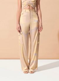 Fete Imperiale - Pantalon cargo droit - Taille 40 - Multicolore
