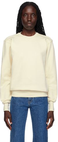 TOTEME Off-White Crewneck Sweatshirt