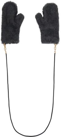 Max Mara Gray Ombrato 3 Mitts