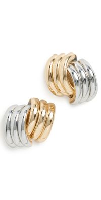 SHASHI Grace Earrings Gold/Silver One Size