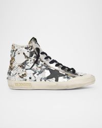 Francy Sequined High-Top Sneakers