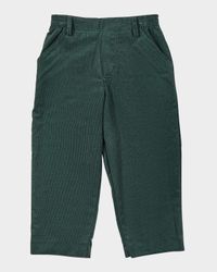 Boy's Cotton Corduroy Straight-Leg Pull-On Pants, Size 2-4