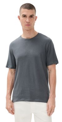 Vince Loose Knit Short Sleeve Crew Tee Liberty XL