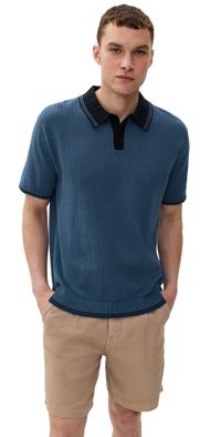 PS Paul Smith Sweater Polo Petrol Blue S