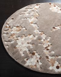 Derek Hand-Tufted Round Rug, 6' Round