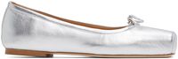 Aeyde Silver Gabriella Ballerina Flats