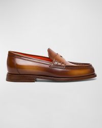 Airglow Classic Leather Penny Loafers