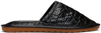 BY FAR Black Larry Slippers