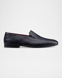 Men's Crocodile Leather Loafers