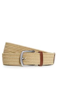 Polo Ralph Lauren 35mm Braid Stretch Belt Brown M