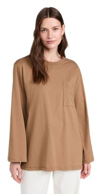 By Malene Birger Fayeh Long Sleeve Tee Light Brown M