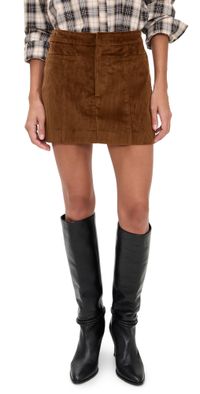 ASTR the Label Doria Corduroy Skirt Camel XL