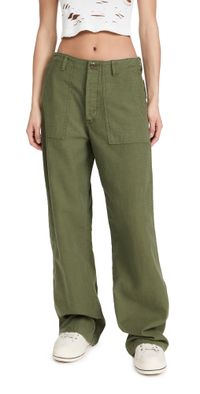 R13 Wide Leg Utility Pants Olive 28