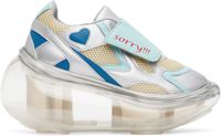 I'm Sorry by Petra Collins SSENSE Exclusive Off-White & Blue JennyFax Edition Bubble Sneakers