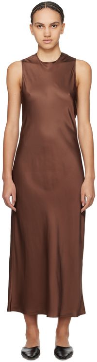 Baserange Brown Dydine Maxi Dress
