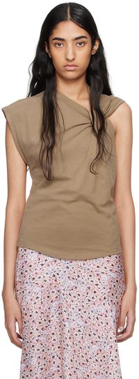 Isabel Marant Khaki Nadya Tank Top