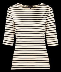 Armor Lux - Marinière col bateau en coton épais - Taille 4 - Multicolore