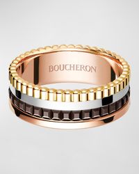 Quatre 18K Gold Classique Small Band Ring