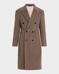 Men's Merino Wool Double Face Top Coat