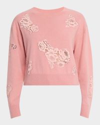 Lazuli Cashmere & Lace Sweater