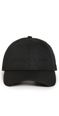 Canada Goose Wordmark Adjustable Cap Black One Size
