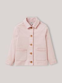 Cyrillus - Veste worker en denim - Taille 16A - Rose