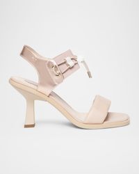 Bungee Leather Dress Sandals