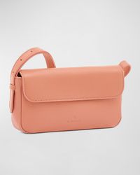 Studio Flap Metallic Crossbody Bag