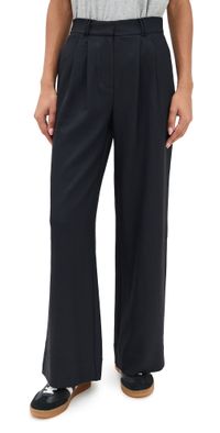 Rhone Horizon Wide Leg Trousers Pure Black 8