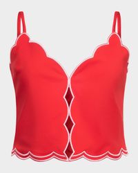 Tilda Embroidered Sleeveless Top