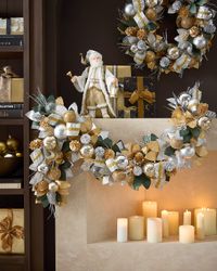Pre-Lit Silver and Gold Garland, 72"