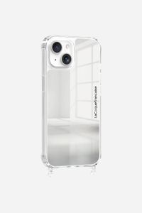 La Coque Francaise - Coque de téléphone miroir avec anneaux pour iphone 15 - Taille iPhone 15 - Argent