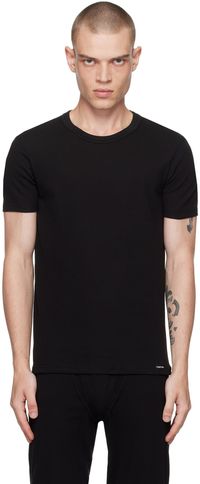 TOM FORD Black Cotton T-Shirt
