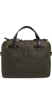 Filson Tin Cloth Compact Briefcase Otter Green One Size