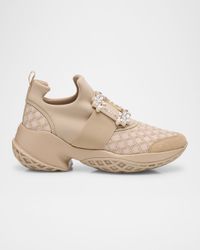 Viv Run Strass Buckle Chunky Sneakers
