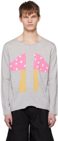 Comme des Garçons Shirt Gray Brett Westfall Edition Sweater