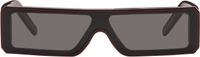 Rick Owens Burgundy Hollywood Geth Sunglasses