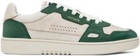 Axel Arigato Off-White & Green Dice Lo Sneakers