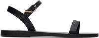 Ancient Greek Sandals Sandales Irida noires