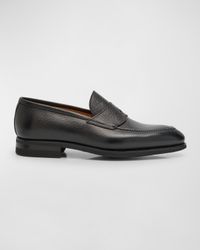 Men's Principe Grain Loafer Pebble Rubber Sole