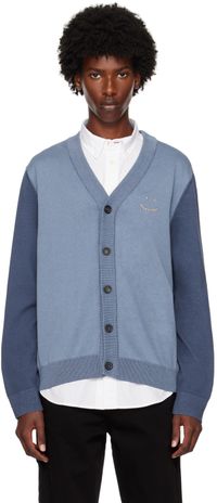PS by Paul Smith Blue Happy Cardigan