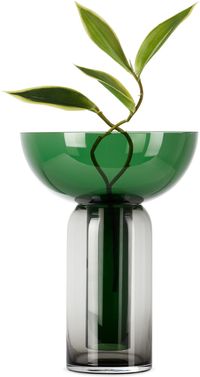 AYTM Green & Black Torus Vase