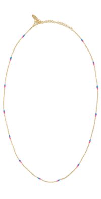 Maison Irem Corsica Necklace Blue/Pink One Size