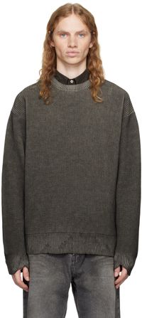 COOR Pull teint en plongée gris