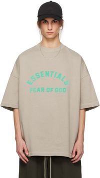 Fear of God ESSENTIALS Gray Crewneck T-Shirt