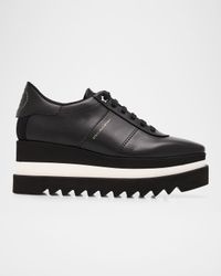80mm Sneak-Elyse Two-Tone Platform Sneakers