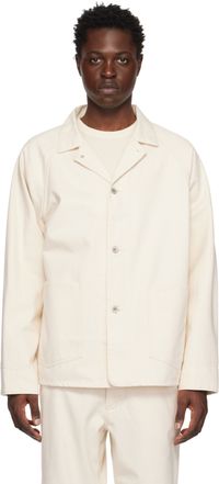 nanamica Off-White Relaxed Denim Jacket