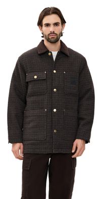 Carhartt WIP Lowis Chore Coat Lowis Houndstooth/Vitola Heat L