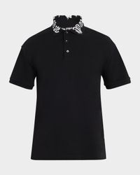 Men's Neck-Logo Polo Shirt