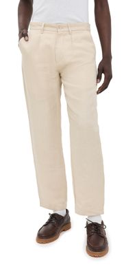 Far Afield Ryder Linen Pants Peyote Sand L